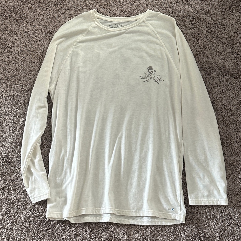Salt Life White Long Sleeve Tee